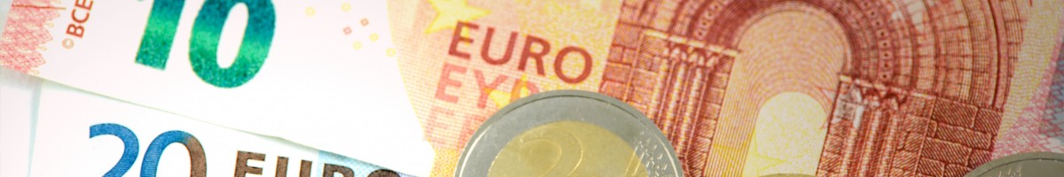 monedas y billetes de euro